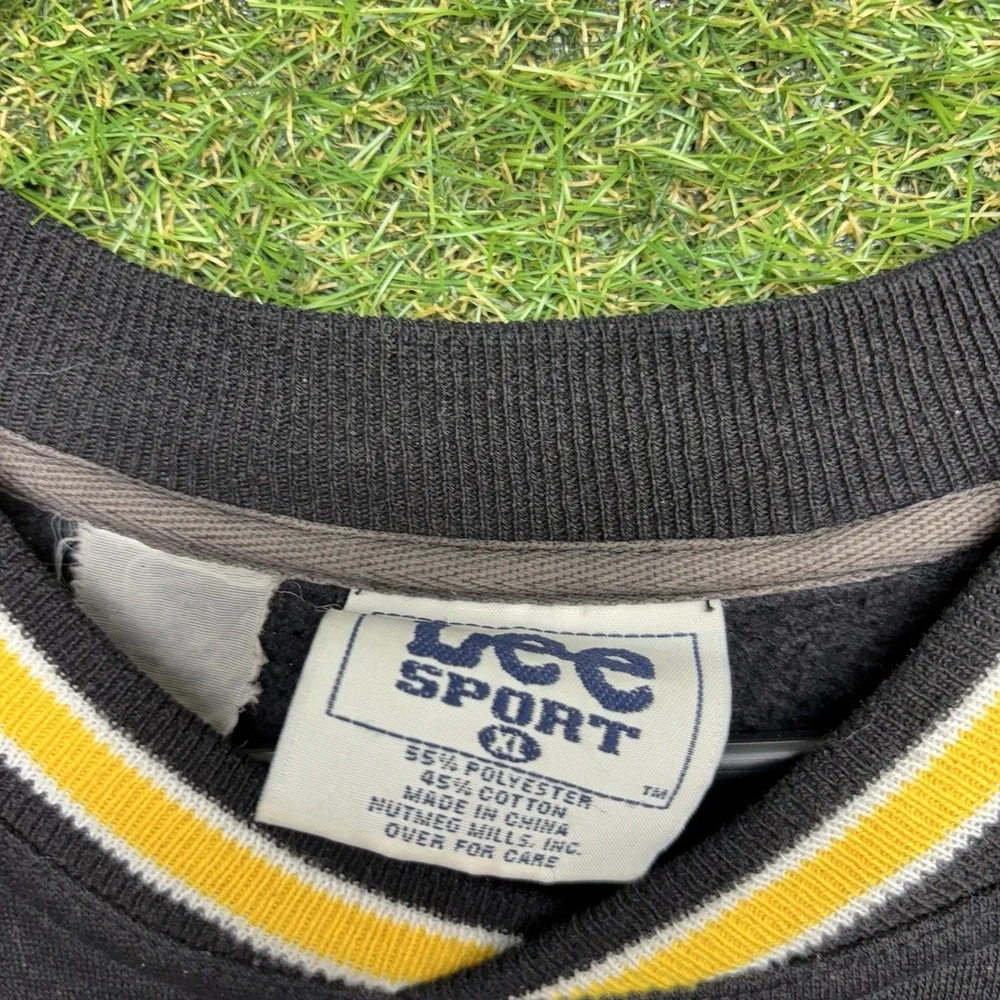 Vintage Pittsburgh Steelers Lee Sport Sweatshirt Mens XL NFL Nutmeg Mills Crew